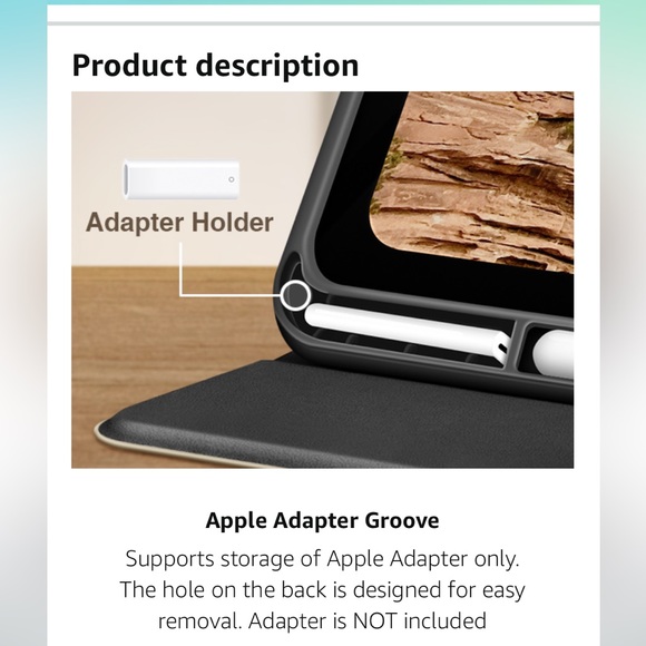 KingBlanc iPad 10th Generation Case (2022,10.9-inch) with Apple Pencil Holder, - Picture 11 of 16